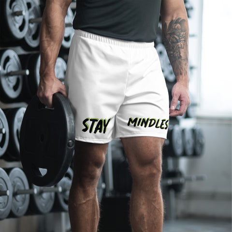 "STAY MINDLESS" Men's Athletic Shorts